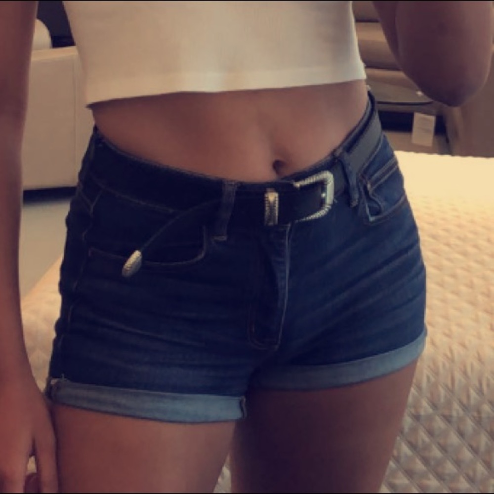 American Eagle High Waisted Jean Shorts